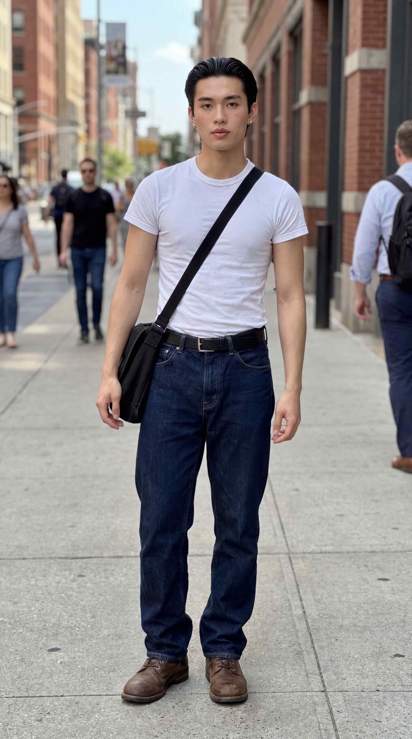 Classic Baggy Jeans Outfit Men