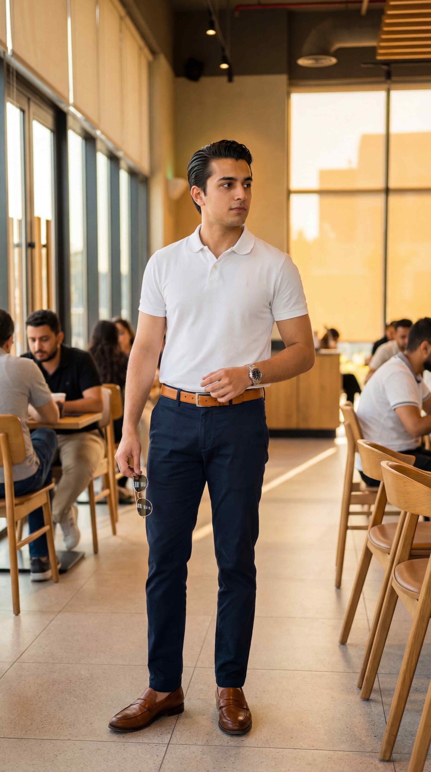 Classic Polo Shirt Outfit Men