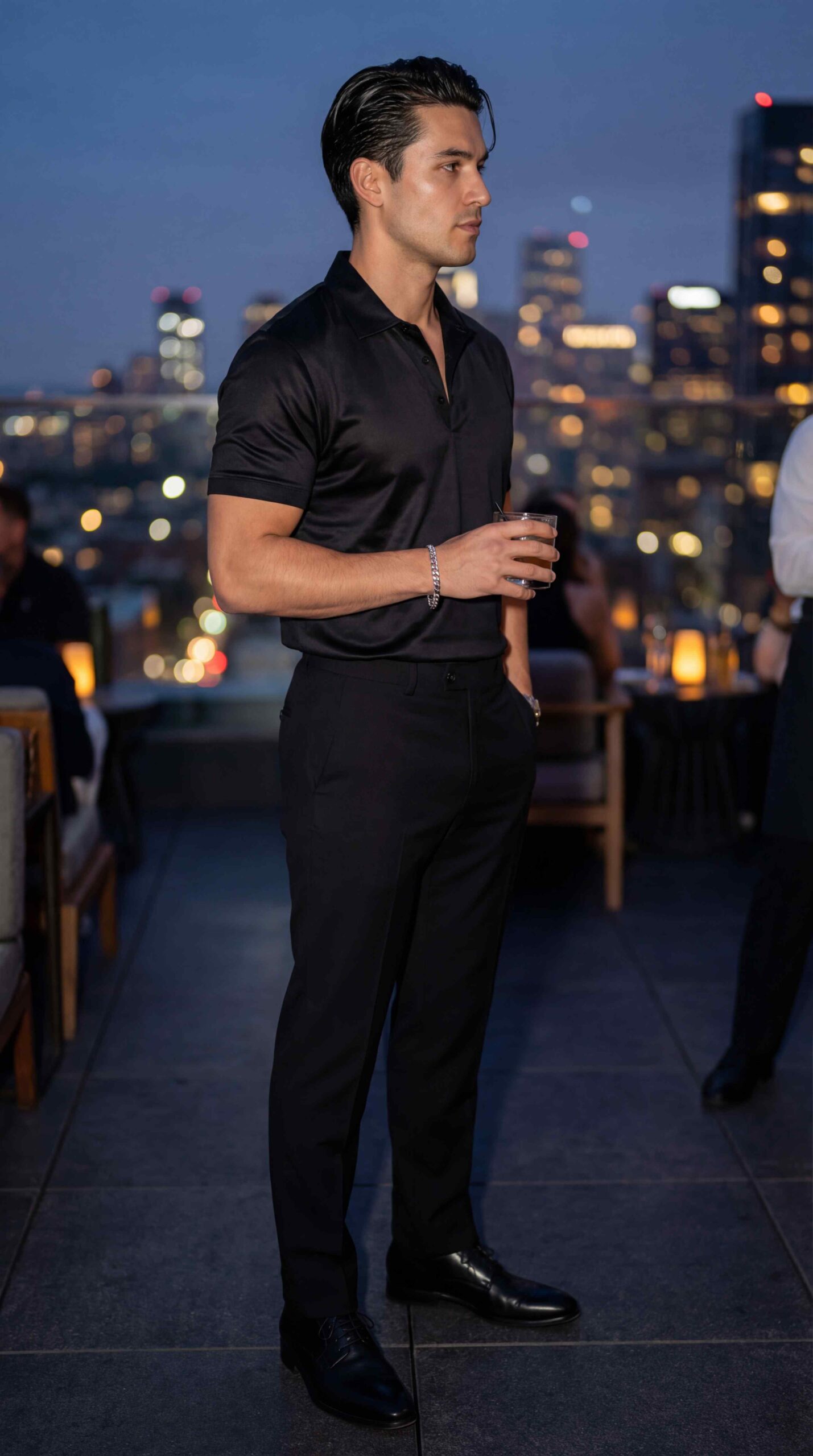 Evening Polo Shirt Outfit