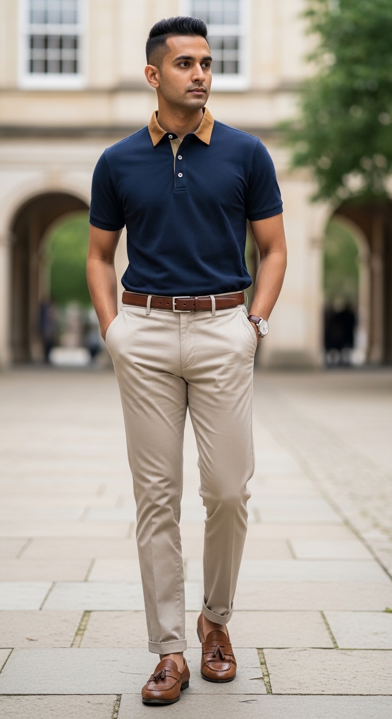 Preppy Polo and Chinos