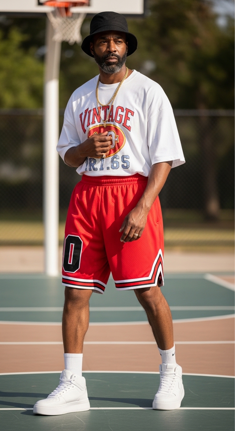 Retro Basketball Shorts Fit