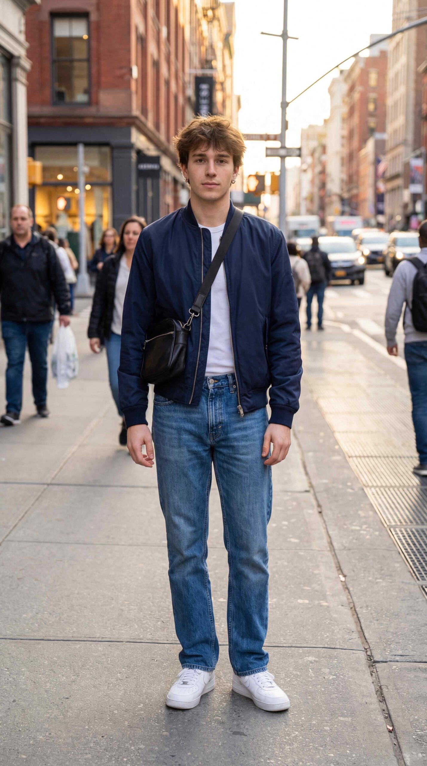 Classic Blue Jeans Outfit Men