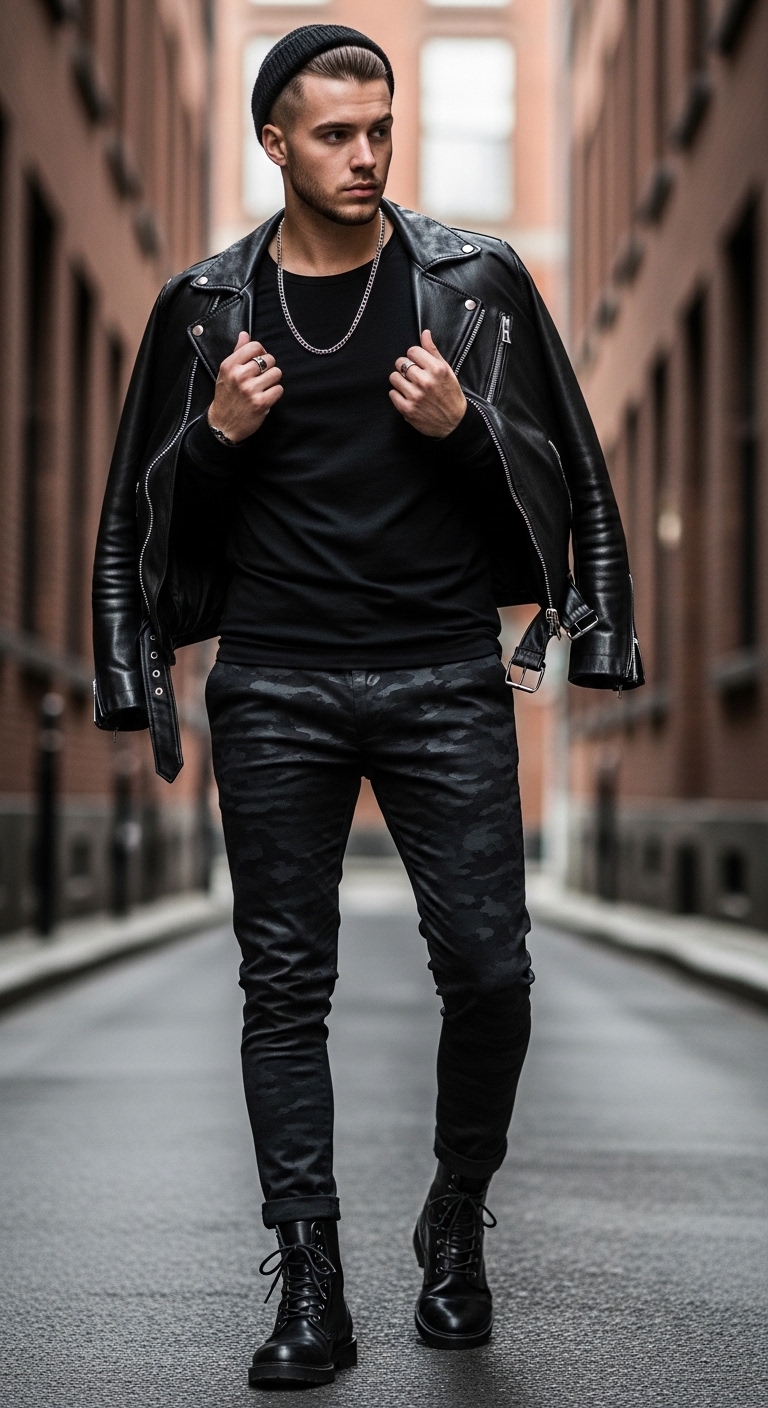 Monochrome Black Camo