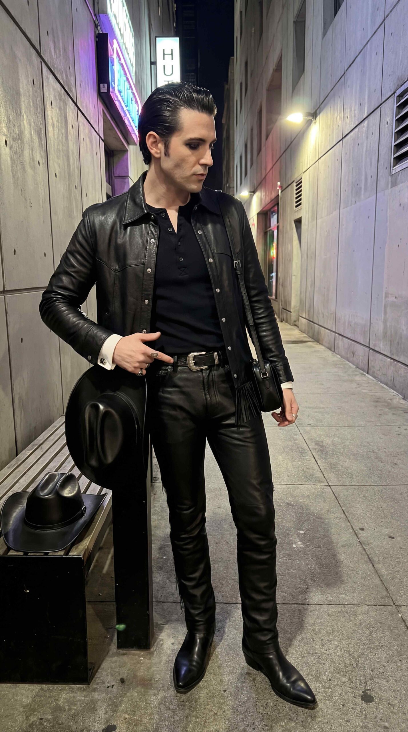 Rugged Flannel Cowboy Look