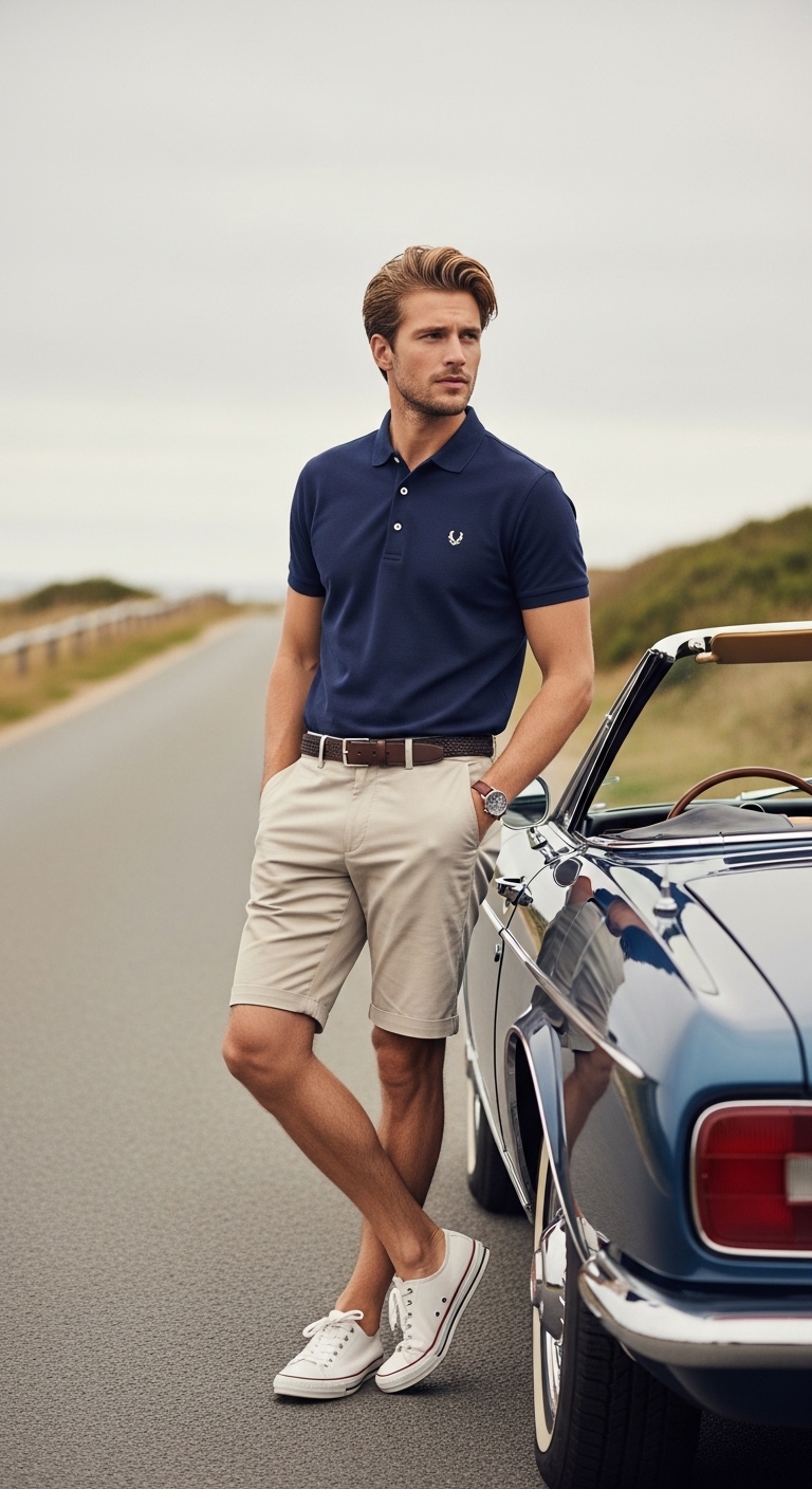 Classic Polo & Khaki Combo