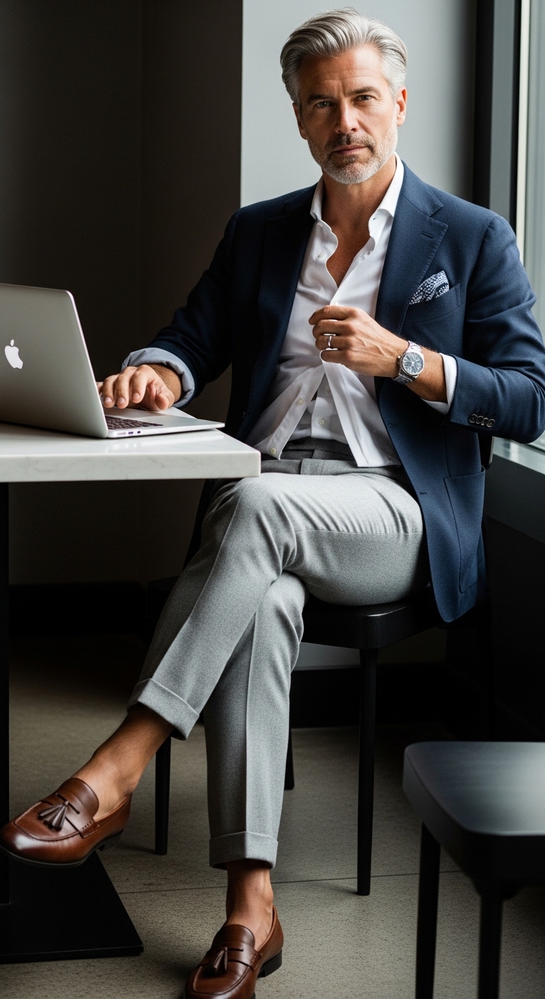 Smart Casual Grey Sweatpants