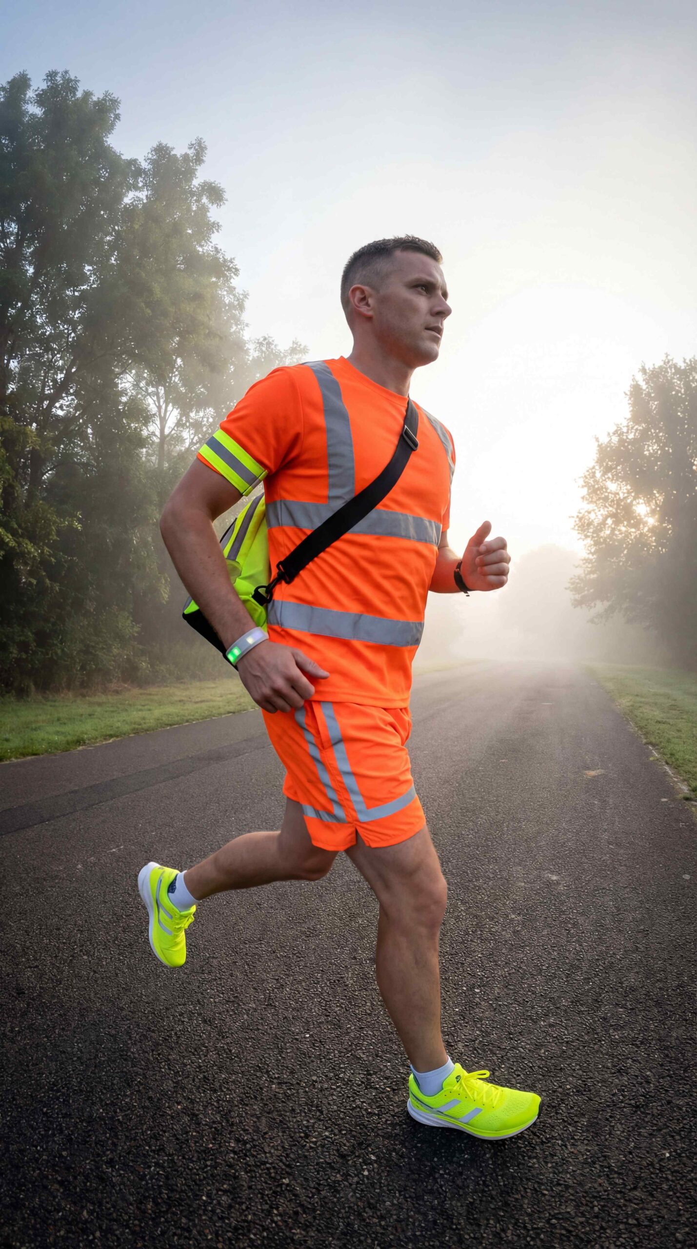 High-Visibility Gym Outfit Men