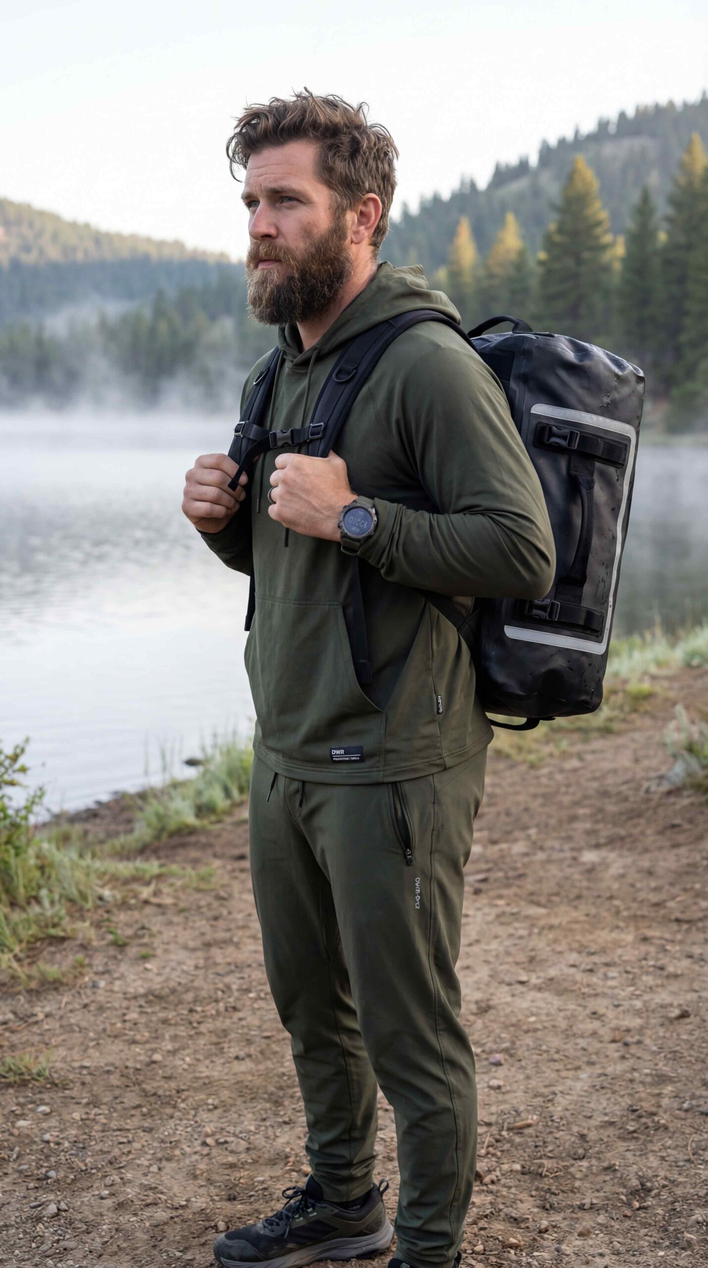 Water-Resistant Gym Outfit Men