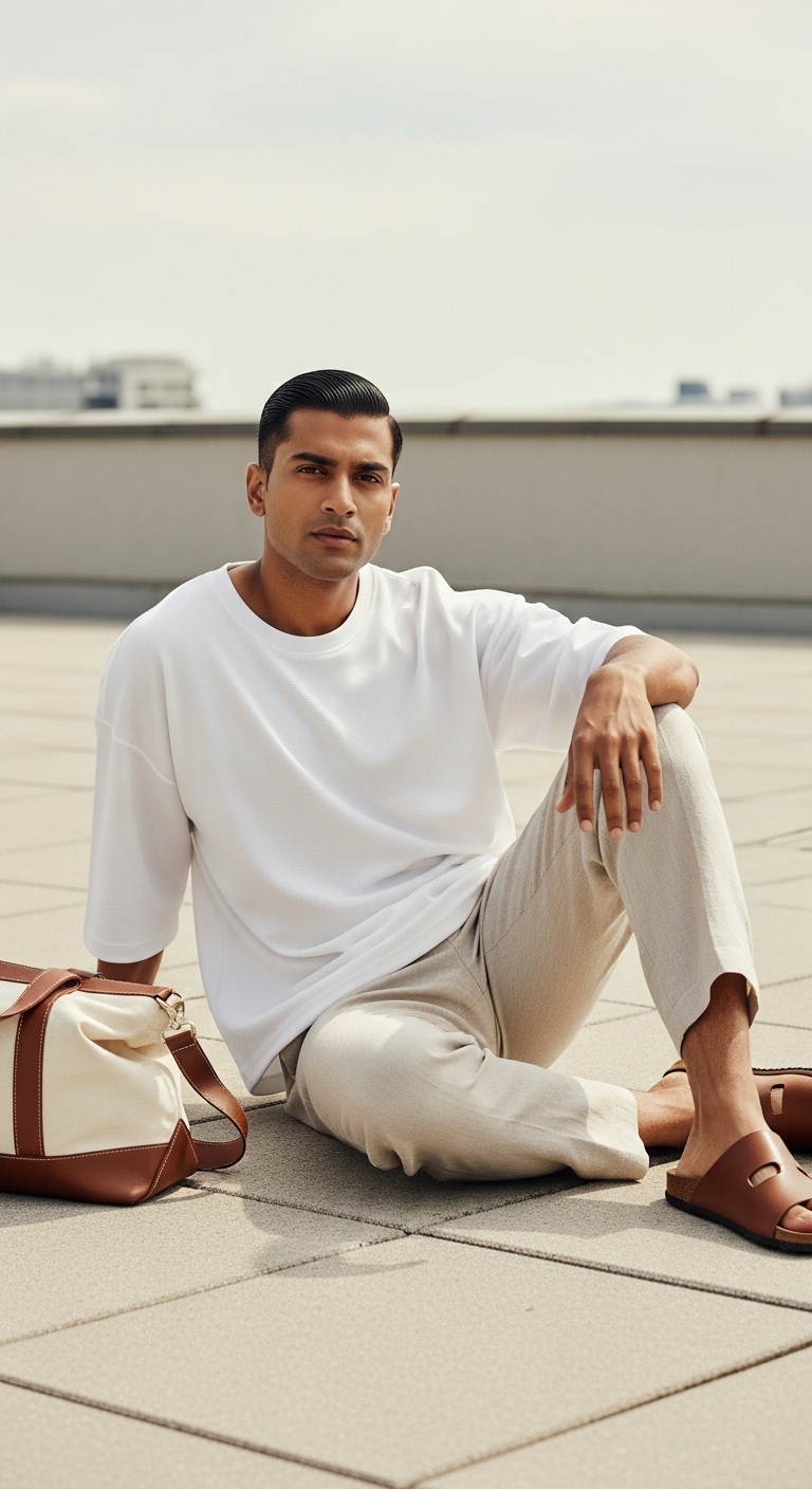 Minimalist Summer Jersey Look