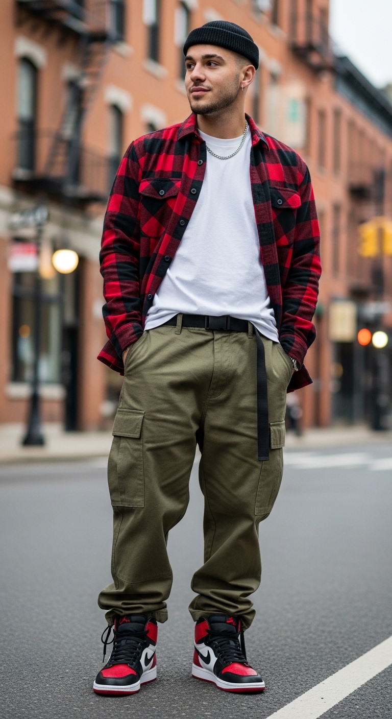 Streetwear with Cargo Pants