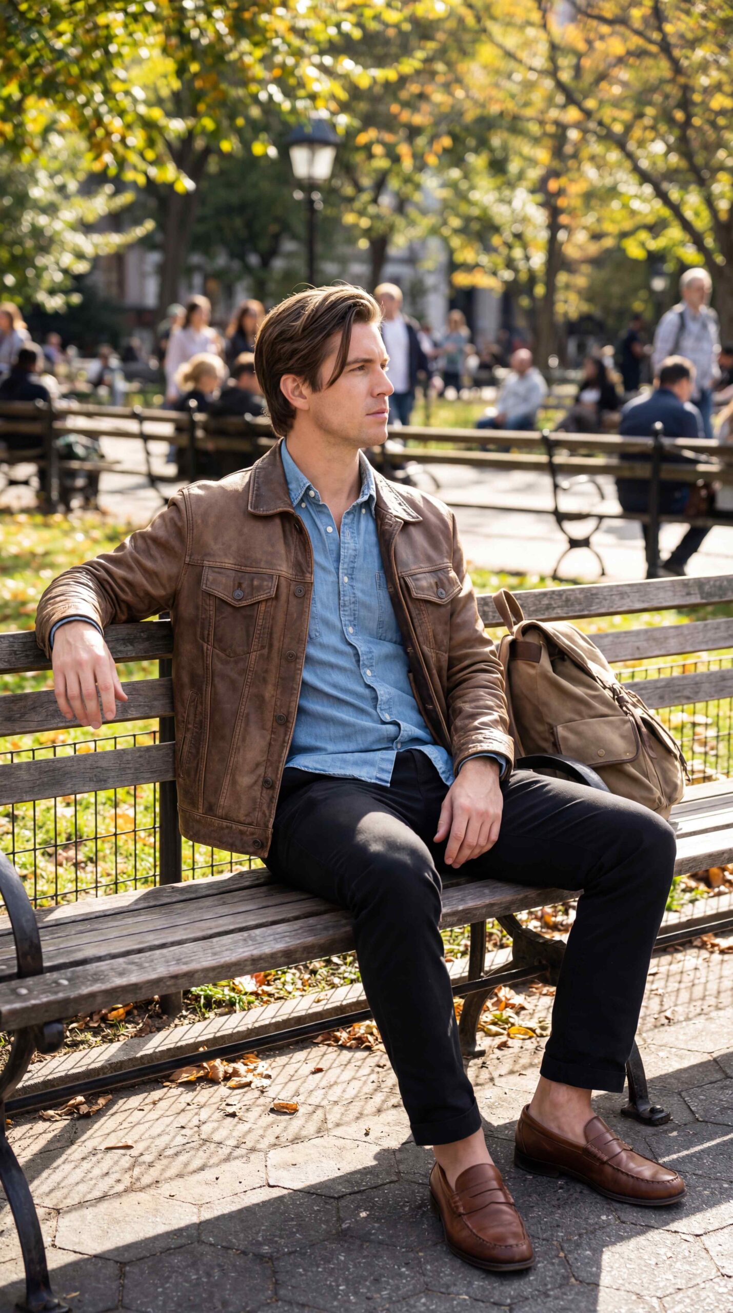 Leather and Denim Combo