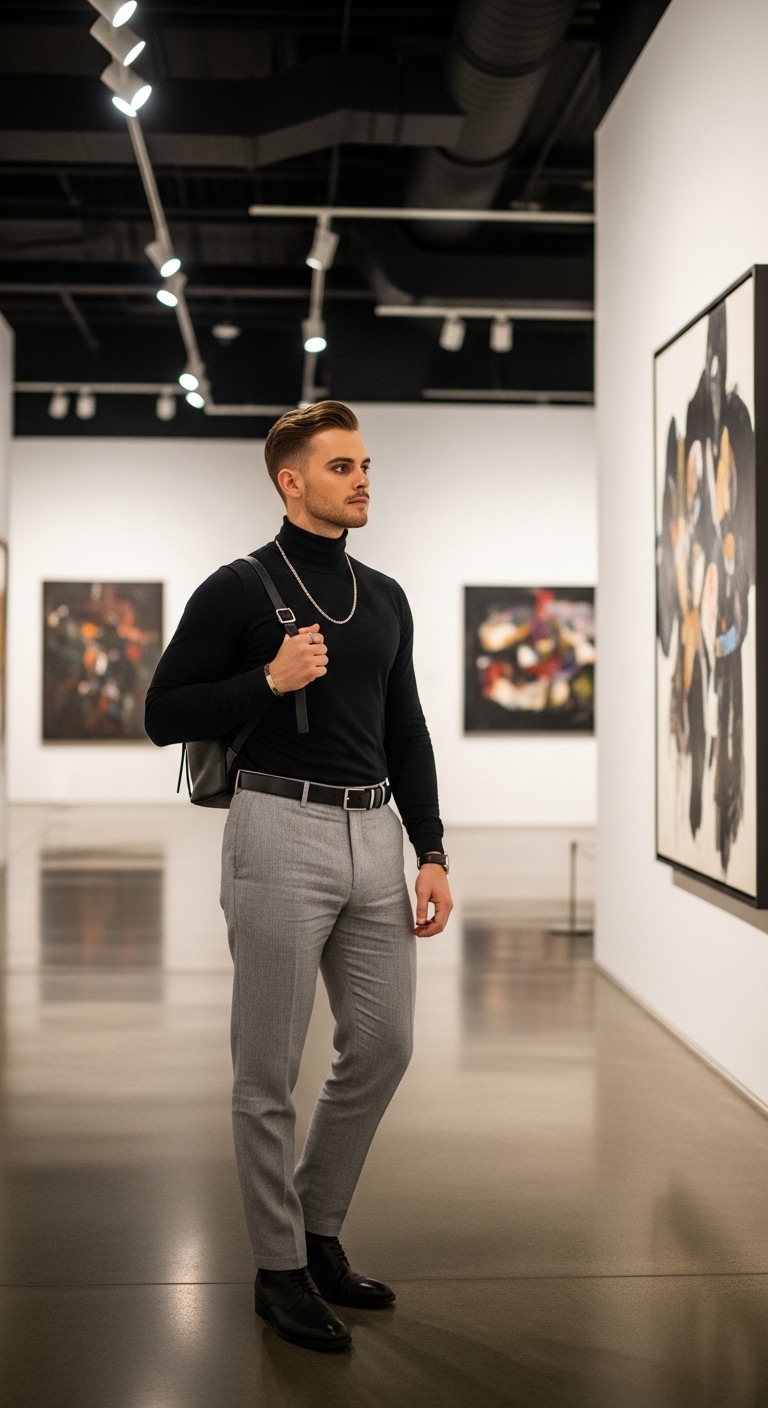 Light Gray Linen Minimalist Look