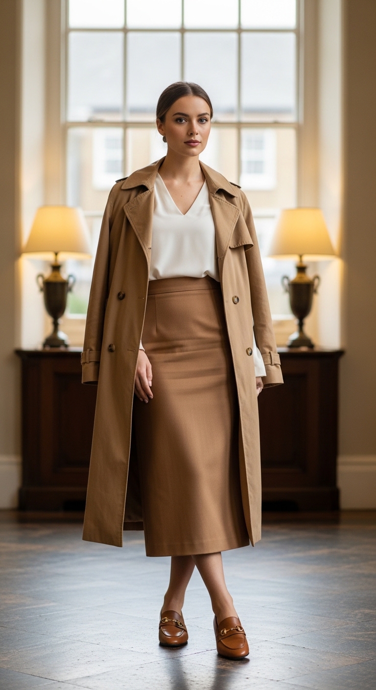 Classic Loafers Work Look