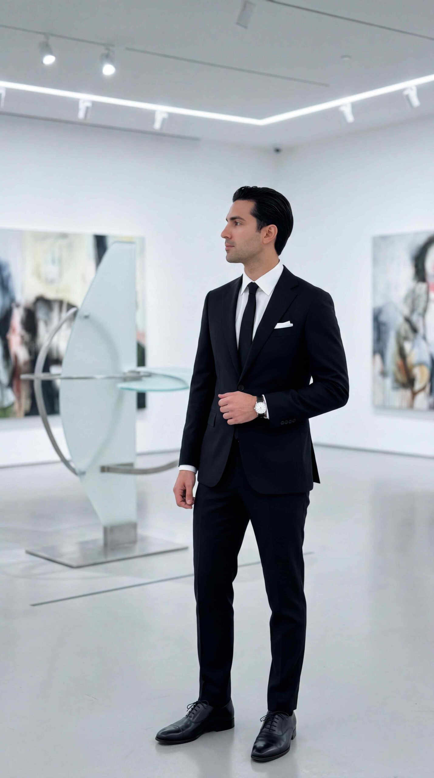 Minimalist Modern Groom Look