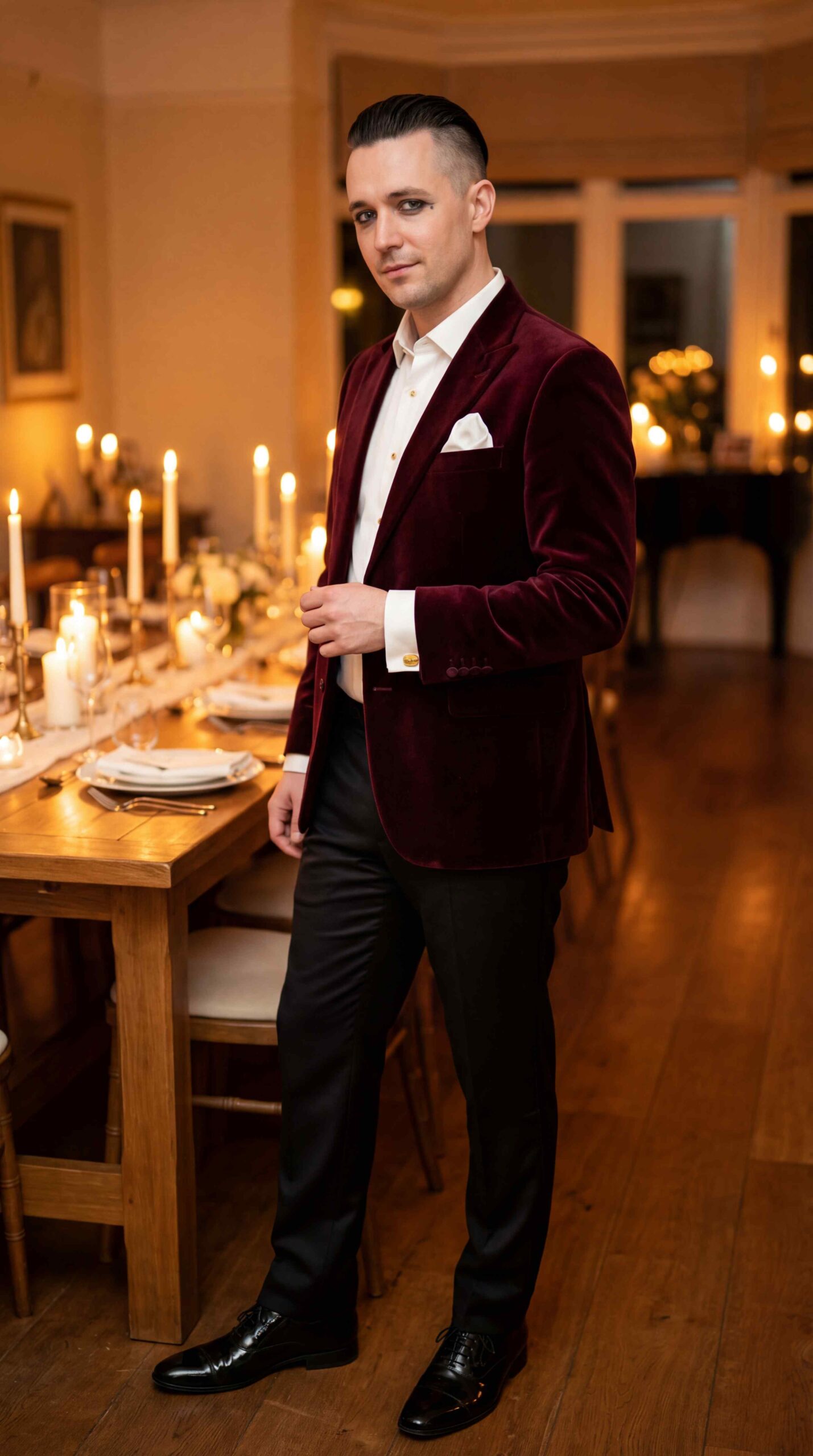 Velvet Dinner Jacket Elegance