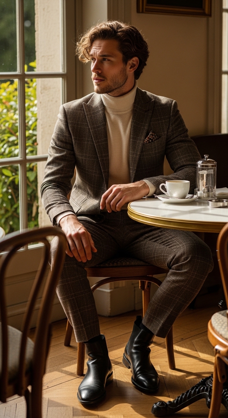 Brown Tweed Suit