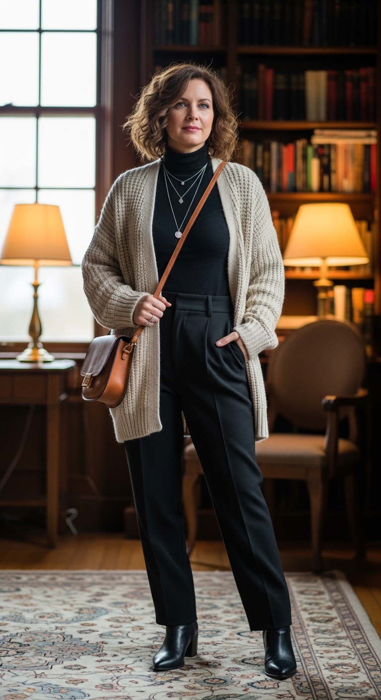 Layered Cardigan Outfit