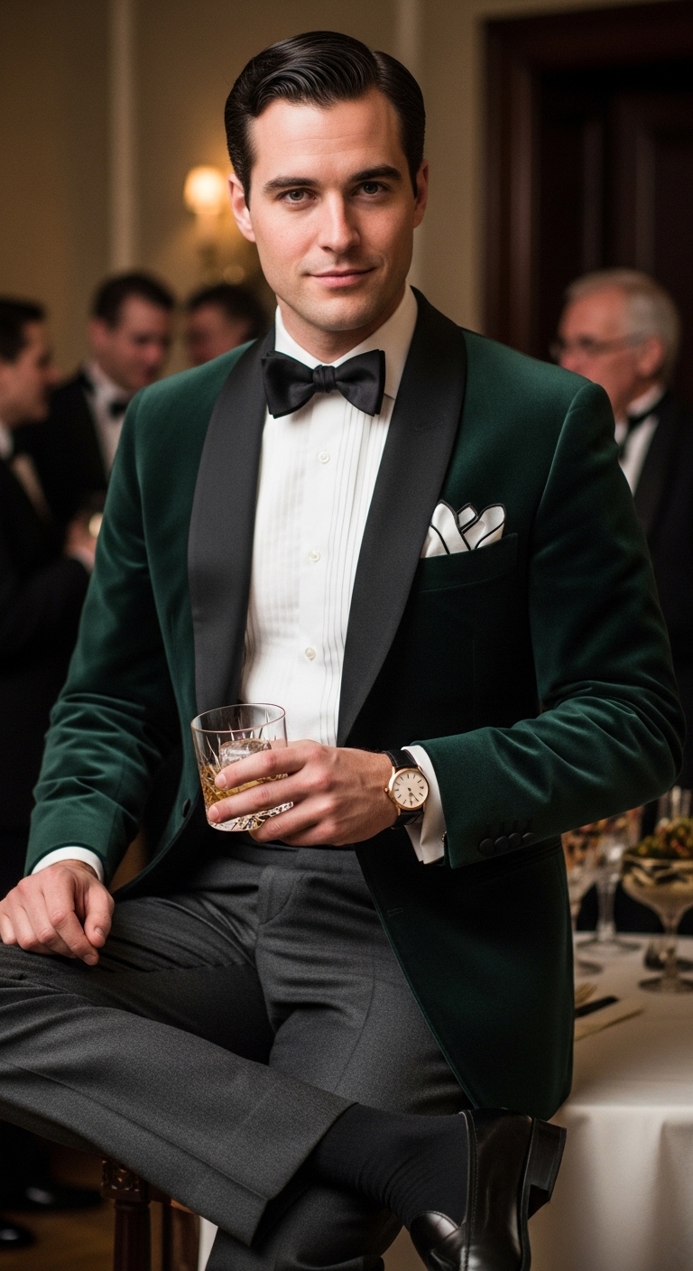 Edgy Leather Jacket Ensemble