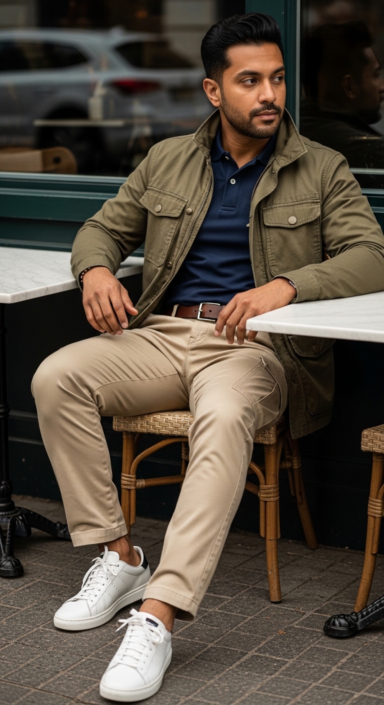 Tan Khaki Smart Casual