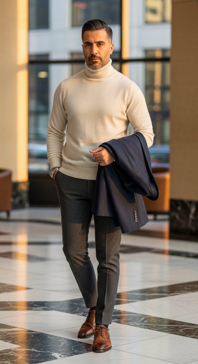 Classic Cashmere Business Look