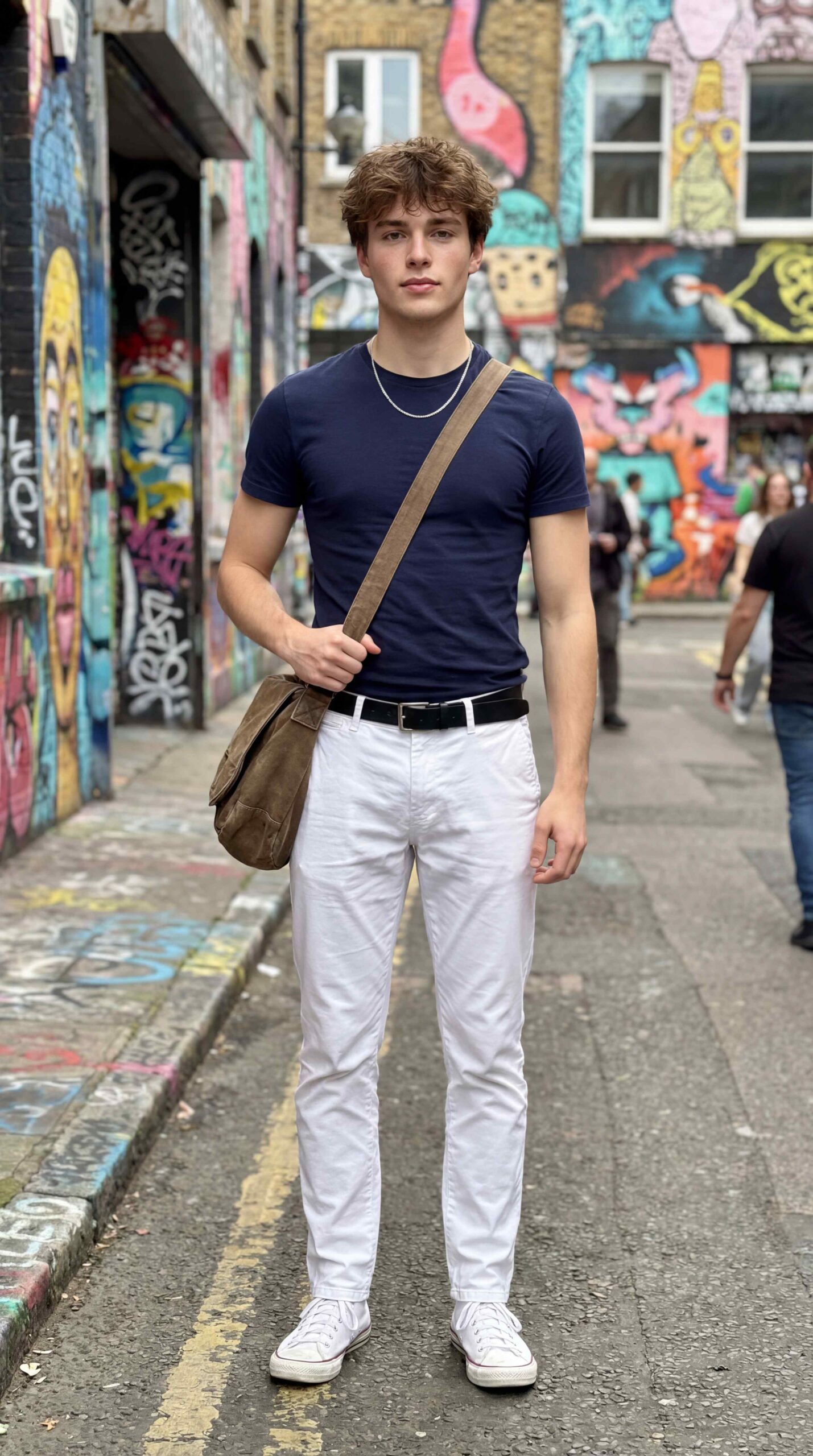 Casual White Chinos Look
